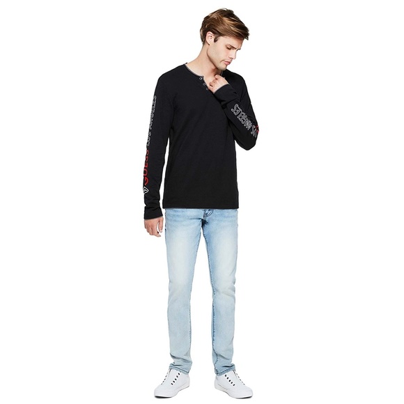 GUESS Factory long sleeve Vance Logo New - Picture 4 of 11